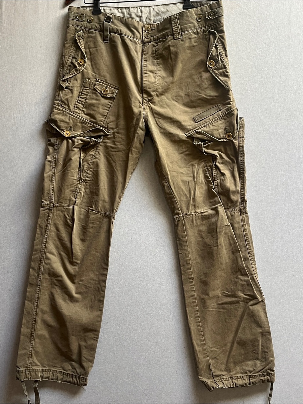 Diesel Sislargo Cargo Pants Utility Style Green Men's Size 31